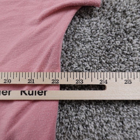 Athleta Sweater Womens XS Pink Crop Pullover Sweatshirt Fleece Oversized Baggy - Picture 5 of 8